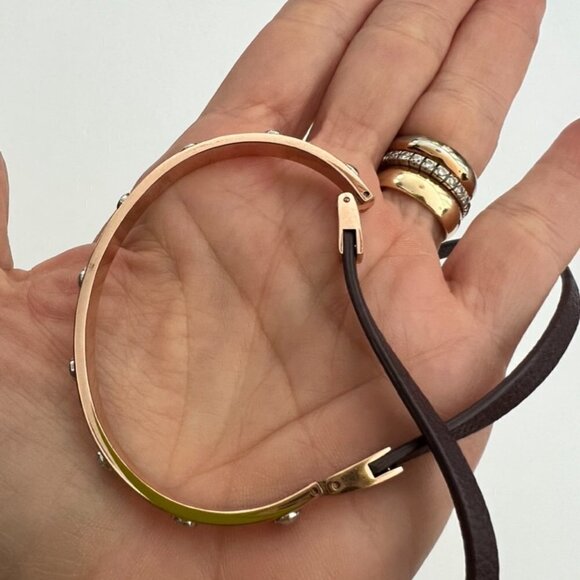 Henri Bendel brown gold wrap around bracelet - Picture 6 of 6